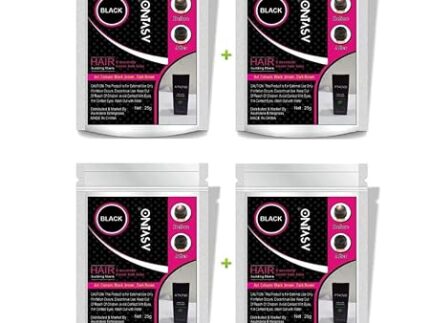 hair fiber for thinning hair black pack of 4