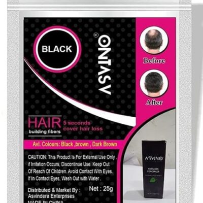 hair fiber for thinning hair black 25g