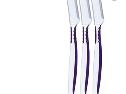 Dermaplaning razor set for women purple facial exfoliating tool peach fuzz remover
