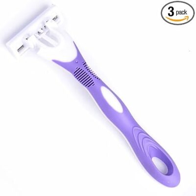 triple blade razor for men pack 3