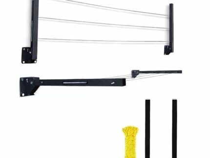 foldable balcony cloth drying stand wall mounted